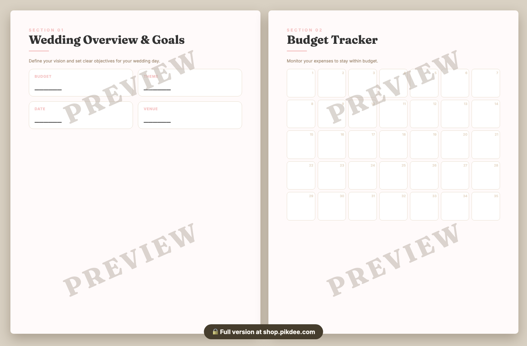 preview pages