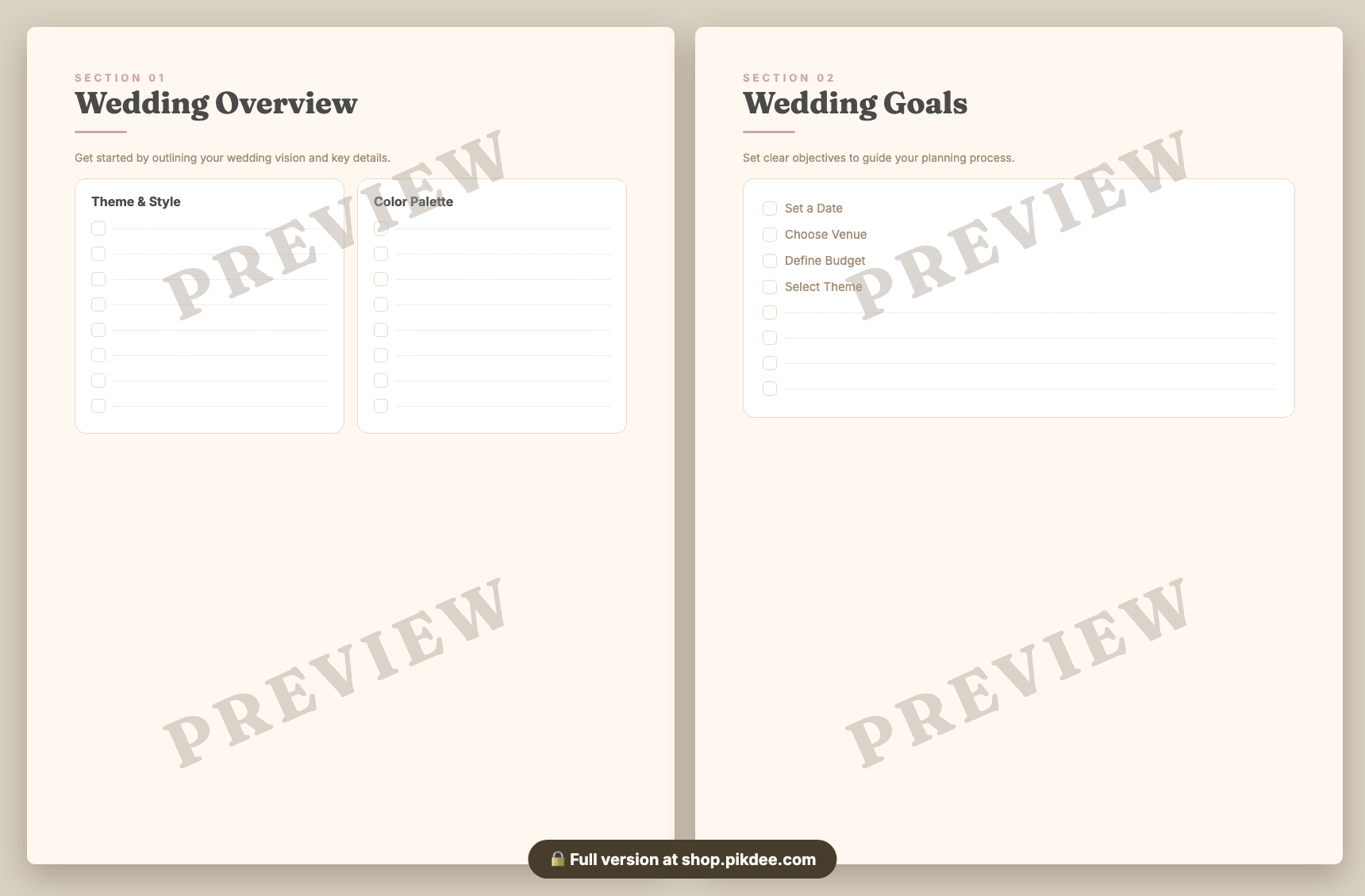 preview pages