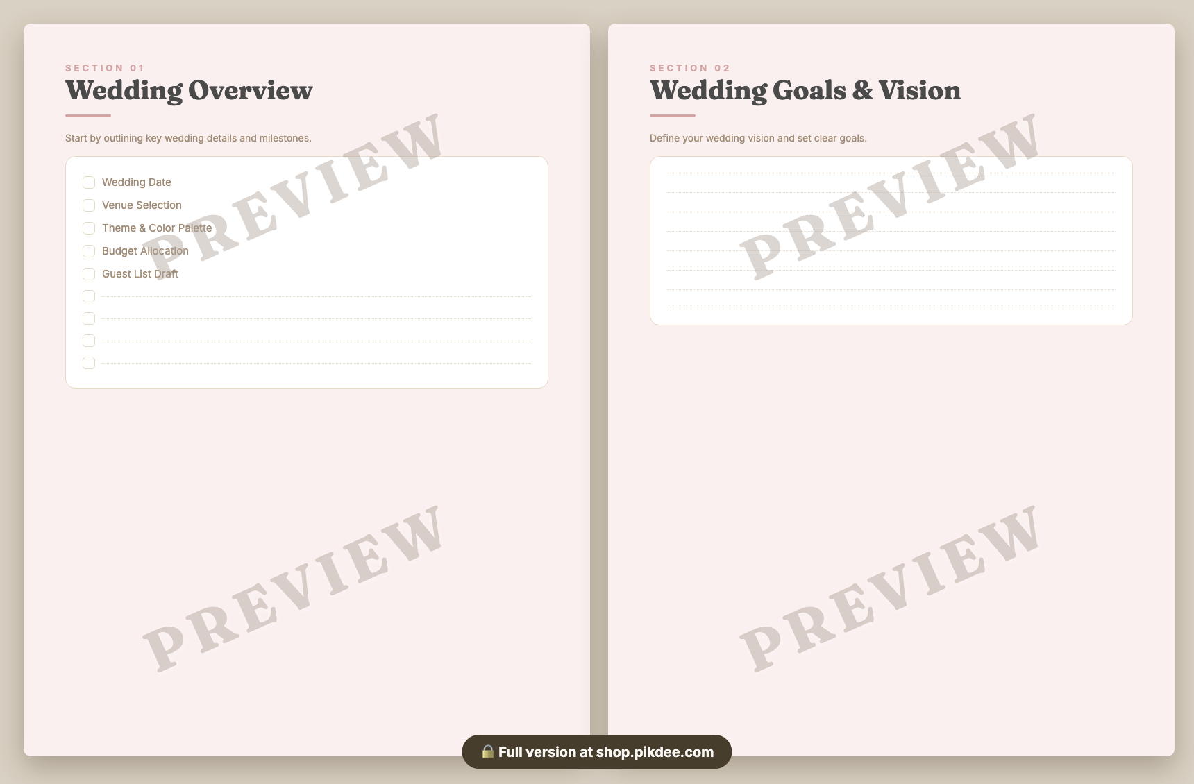 preview pages