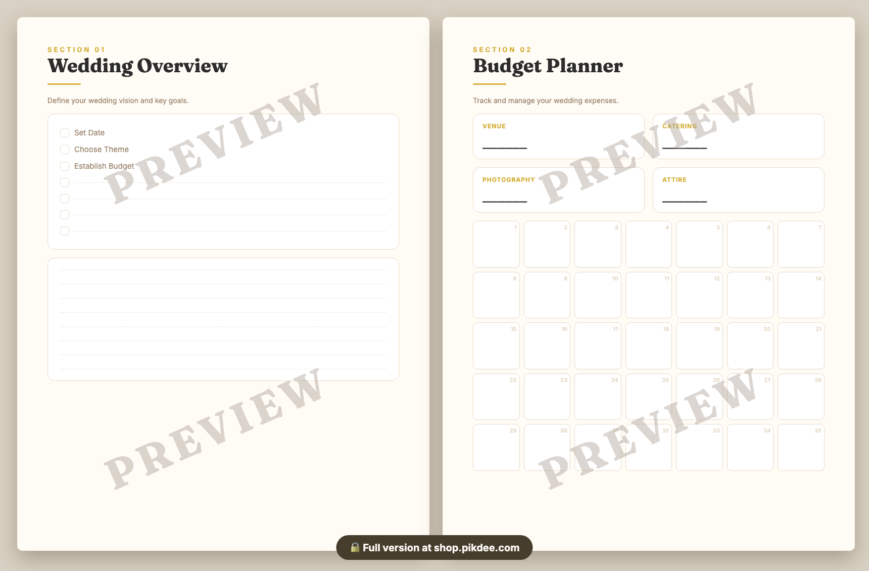 preview pages