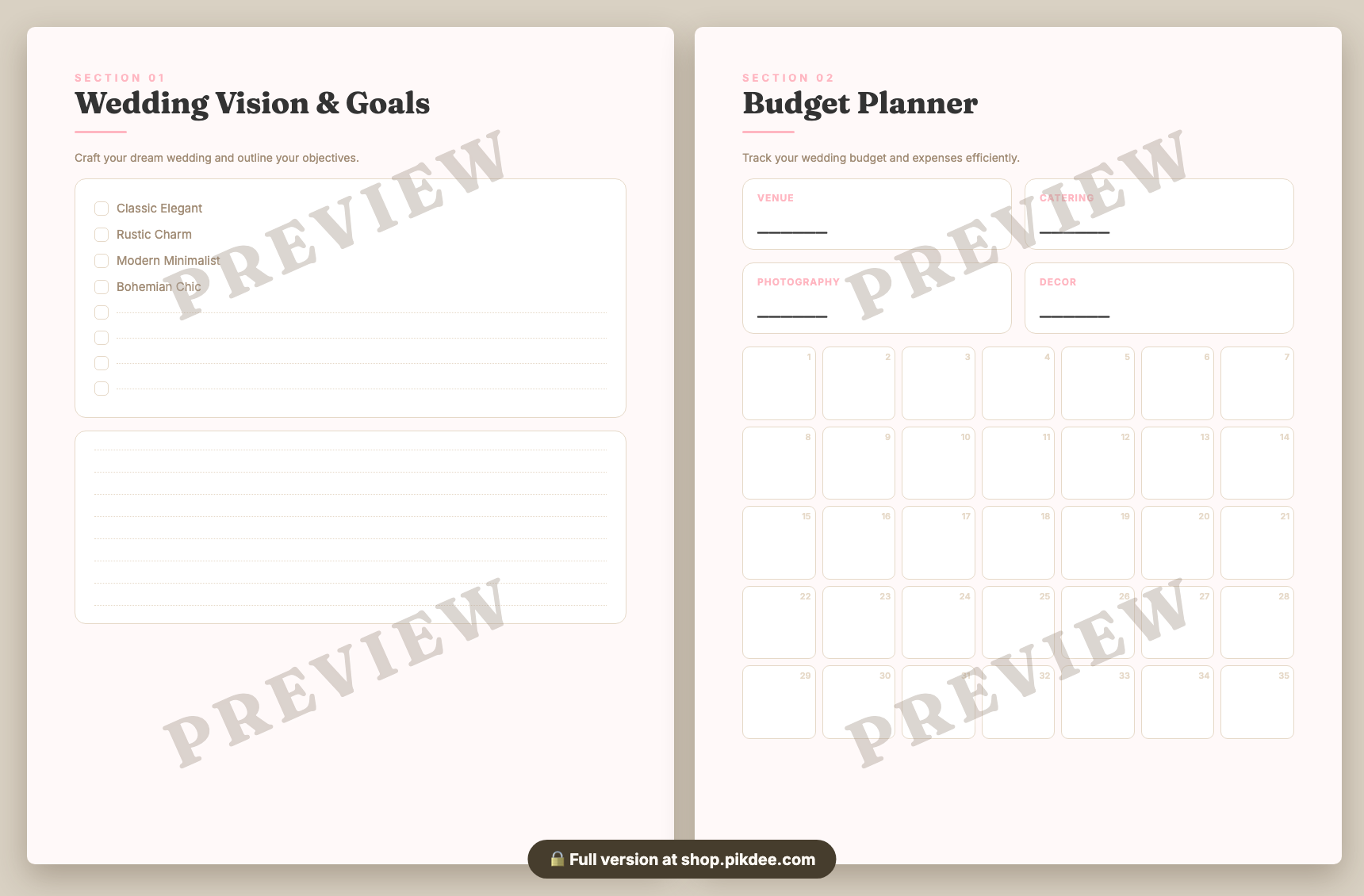 preview pages