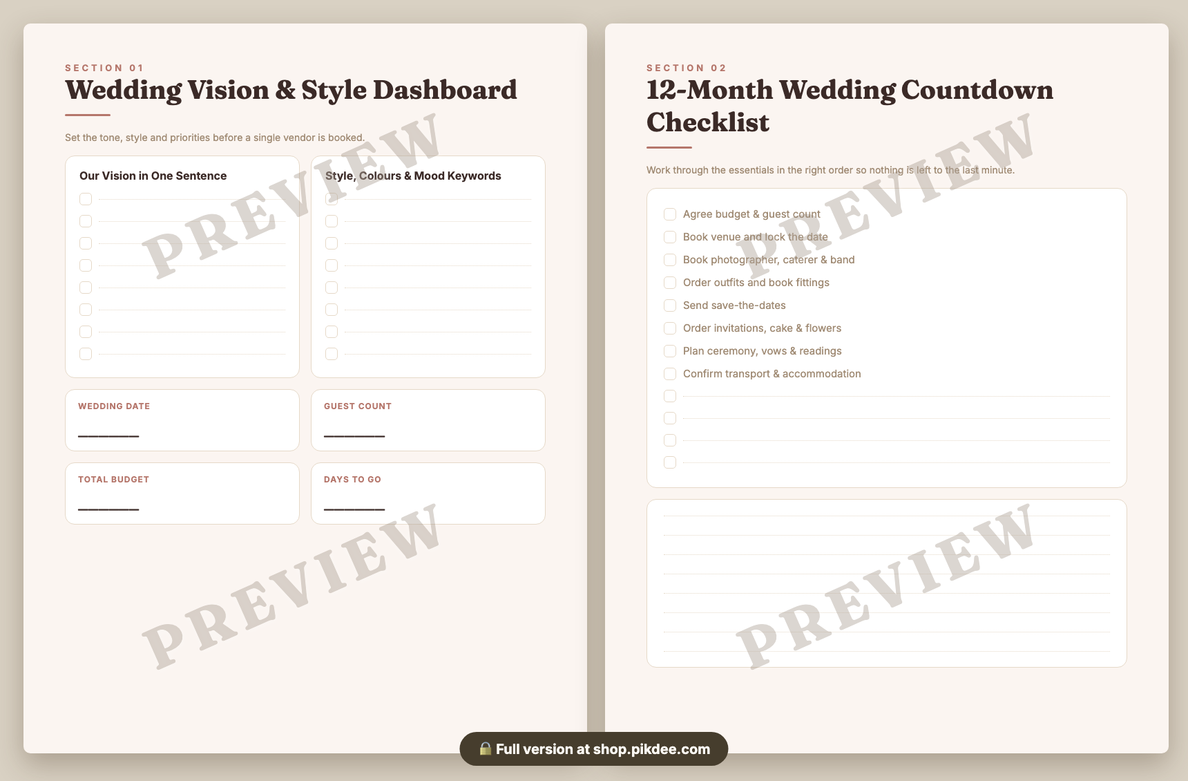 preview pages
