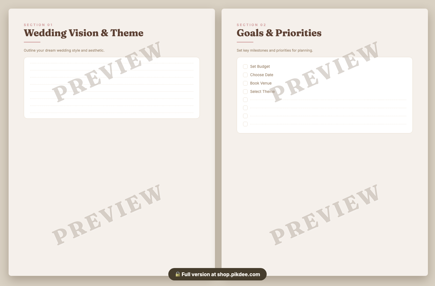 preview pages