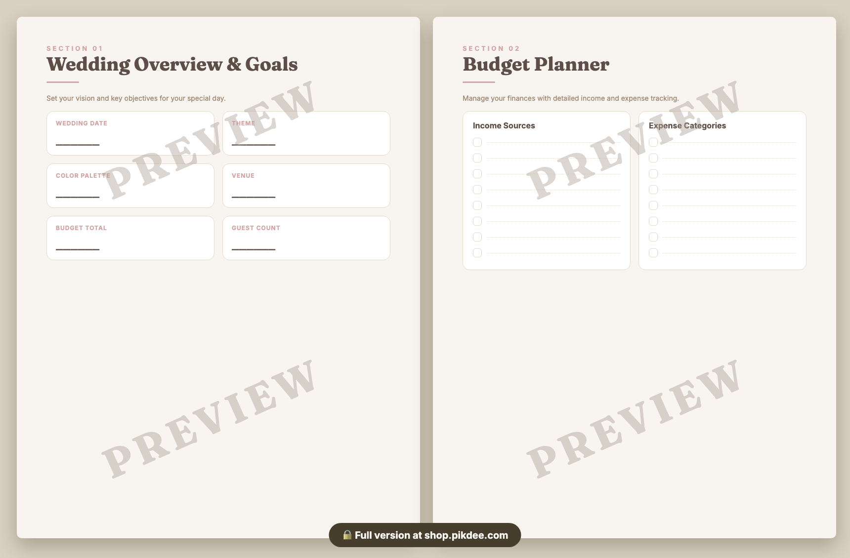 preview pages