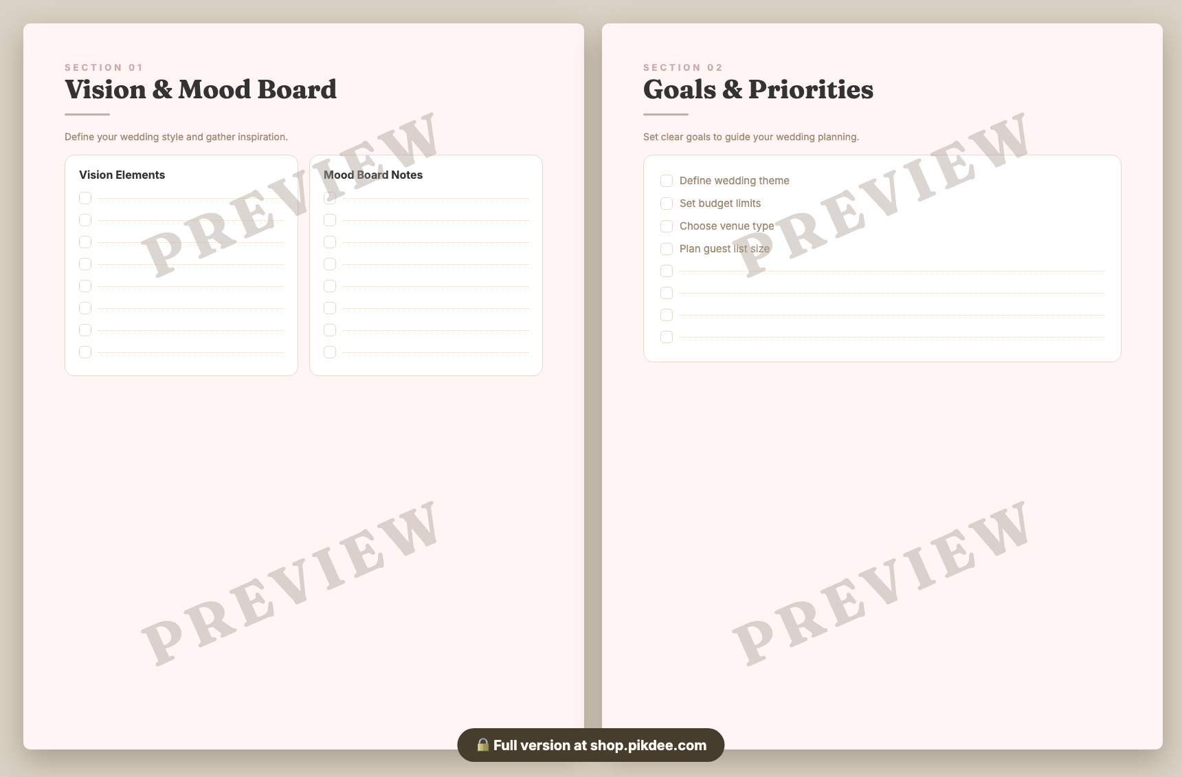 preview pages