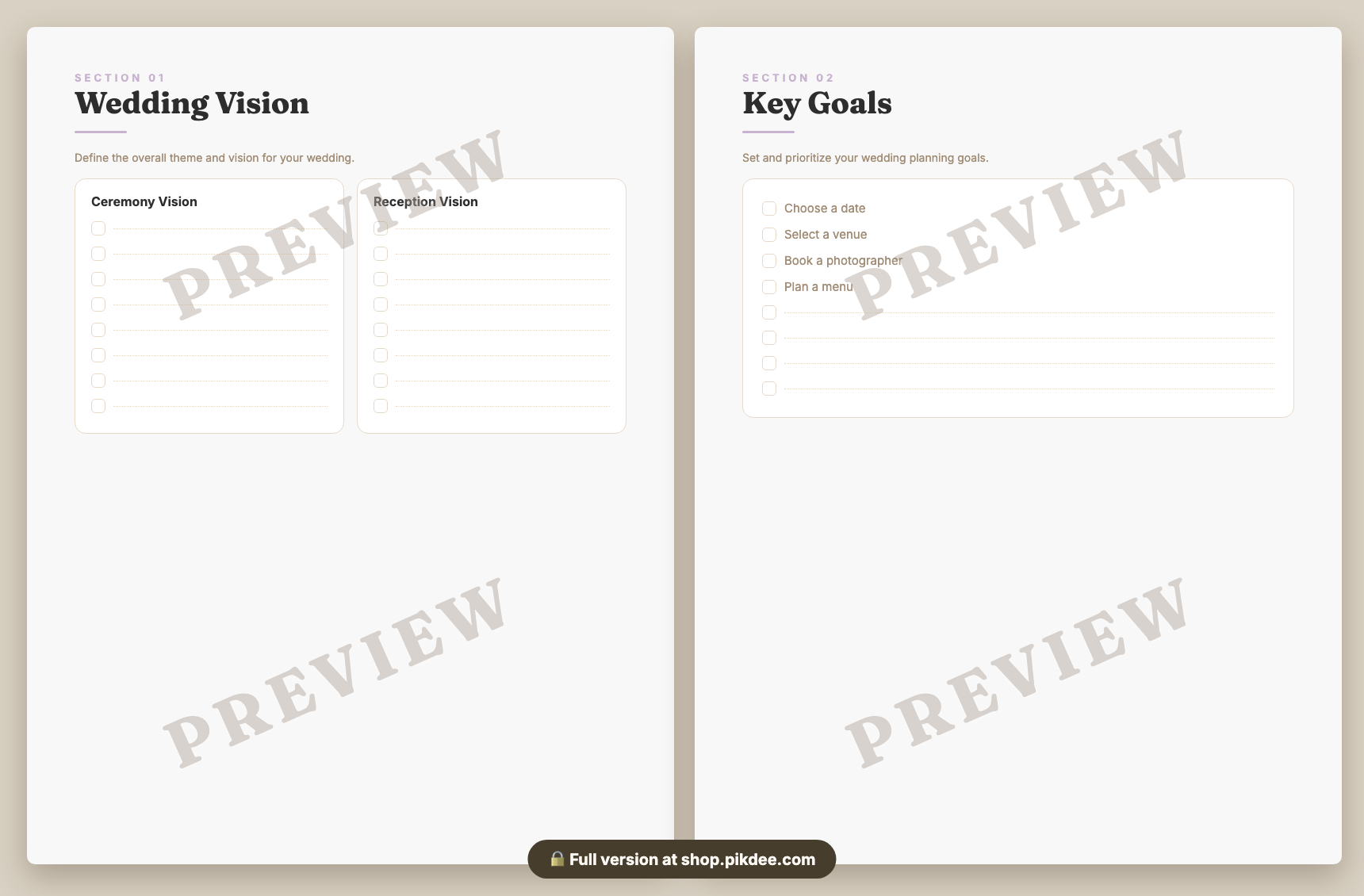 preview pages