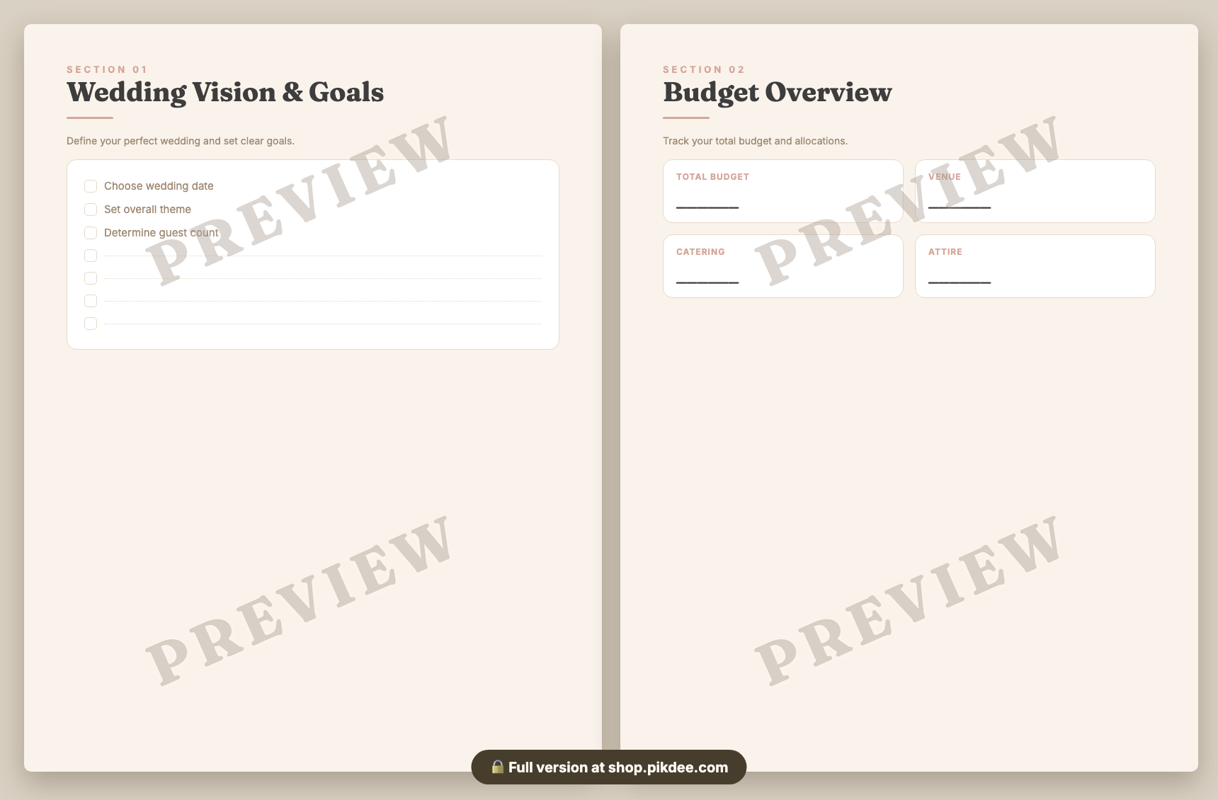 preview pages