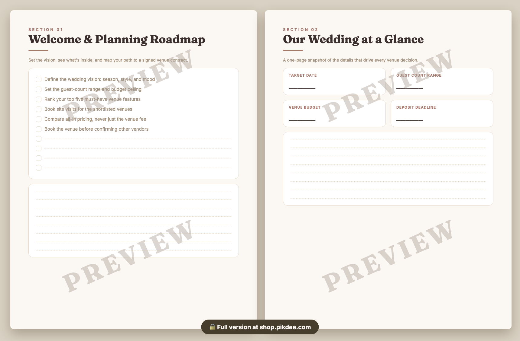 preview pages