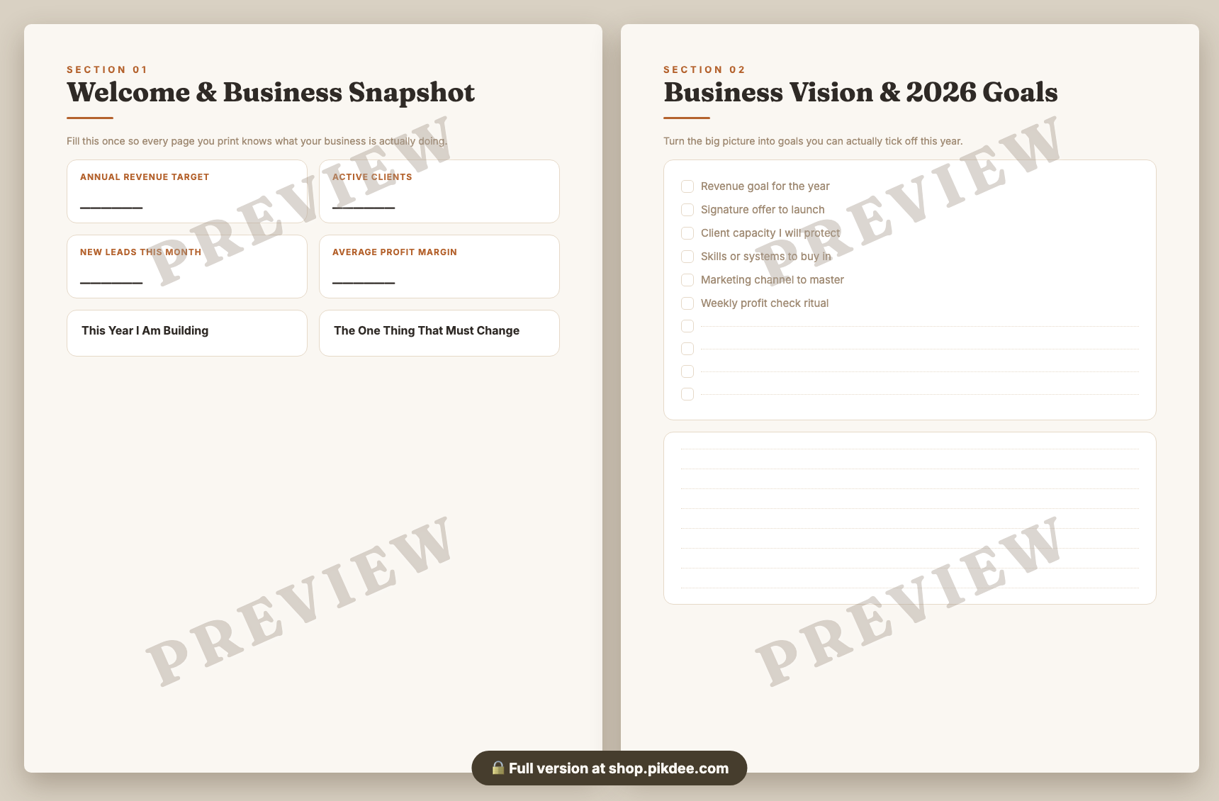 preview pages