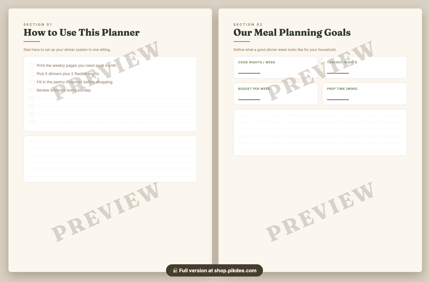 preview pages