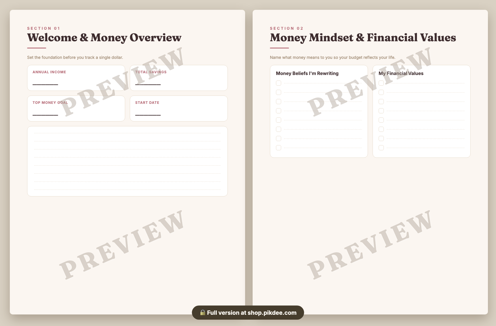 preview pages