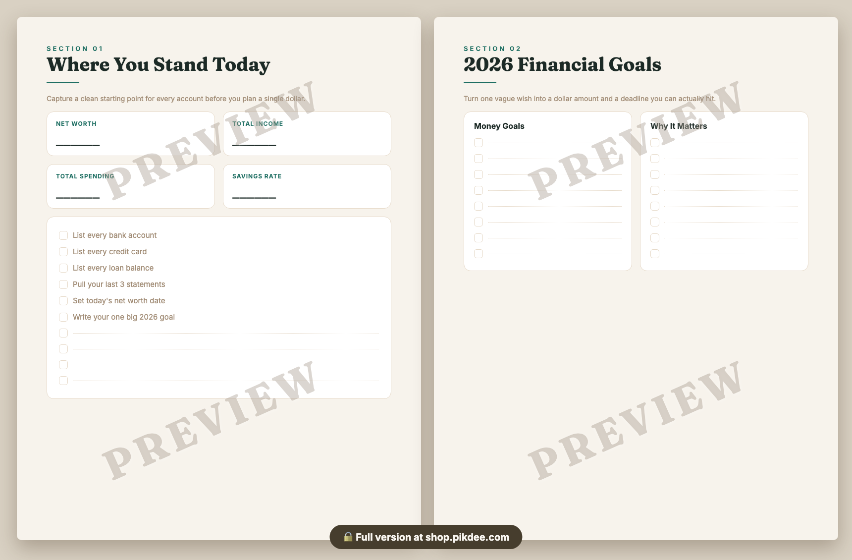 preview pages